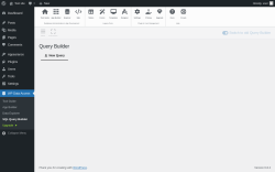 Page screenshot: WP Data Access → SQL Query Builder