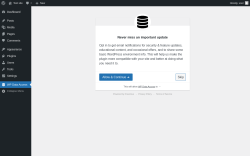 Page screenshot: WP Data Access ‹ Test site — WordPress