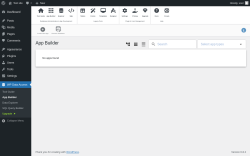 Page screenshot: WP Data Access → App Builder