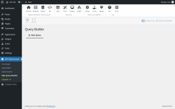 Page screenshot: WP Data Access → SQL Query Builder