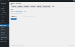 Page screenshot: Discourse → Logs