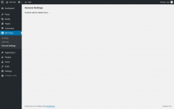 Page screenshot: WP FAQs → General Settings