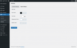 Page screenshot: WP FAQs → Settings → Styles Settings