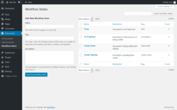 Page screenshot: Documents → Workflow States