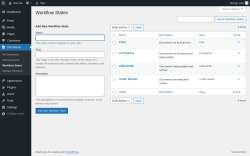 Page screenshot: Documents → Workflow States