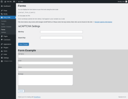 Page screenshot: Easy CRM &rarr; Forms