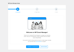 Page screenshot: Setup ‹ Test site — WordPress