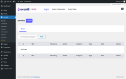 Page screenshot: Eventin