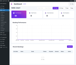 Page screenshot: Eventin