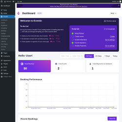 Page screenshot: Eventin