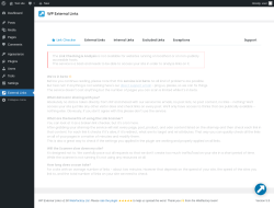Page screenshot: External Links