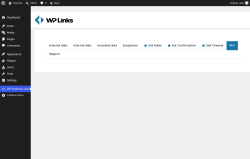 Page screenshot: WP External Links &rarr; 
             PRO        