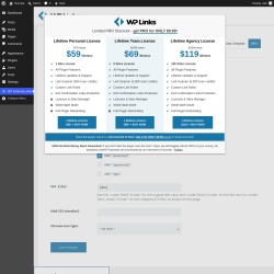 Page screenshot: WP External Links