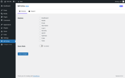Page screenshot: WP EXtra