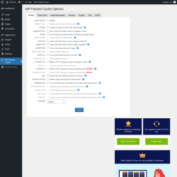 Page screenshot: WP Fastest Cache