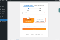 Page screenshot: WP Fastest Site Search ‹ Test site — WordPress