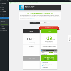 Page screenshot: Users &rarr; WP Force Logout Pro&nbsp;&nbsp;➤