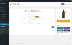Page screenshot: WP Free SSL