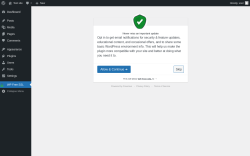 Page screenshot: WP Free SSL ‹ Test site — WordPress