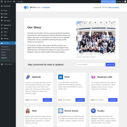 Page screenshot: Full Pay → About Us