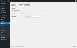 Page screenshot: Settings → WP Fusion