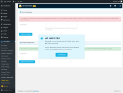 Page screenshot: WP MAPS &rarr; Plugin Tools