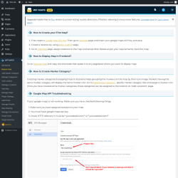 Page screenshot: WP MAPS &rarr; How to Use