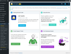 Page screenshot: WP MAPS
