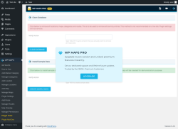 Page screenshot: WP MAPS &rarr; Plugin Tools