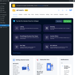 Page screenshot: WP MAPS