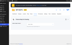 Page screenshot: WP MAPS &rarr; Map Drawing