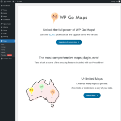 Page screenshot: Maps &rarr; Premium 
