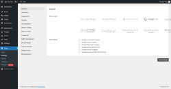 Page screenshot: Maps &rarr; Settings