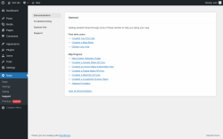 Page screenshot: Maps &rarr; Support