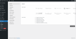 Page screenshot: Maps &rarr; Settings
