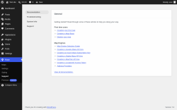 Page screenshot: Maps &rarr; Support