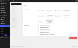 Page screenshot: Maps &rarr; Settings