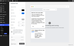 Page screenshot: Maps &rarr; Styling