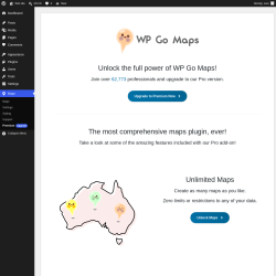 Page screenshot: Maps &rarr; Premium 