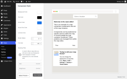 Page screenshot: Maps &rarr; Styling