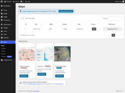 Page screenshot: Maps