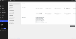 Page screenshot: Maps &rarr; Settings