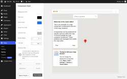 Page screenshot: Maps &rarr; Styling