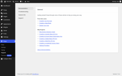 Page screenshot: Maps &rarr; Support
