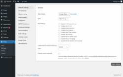 Page screenshot: Maps &rarr; Settings