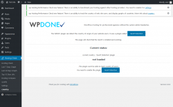 Page screenshot: Hosting Check → country