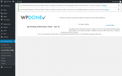Page screenshot: Hosting Check → Last 30 Days Graph