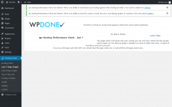 Page screenshot: Hosting Check → Last 7 Days Graph