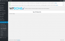Page screenshot: Hosting Check → Top 10 Slow Urls
