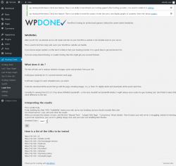 Page screenshot: Hosting Check → Load Test